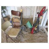 Fold Up Chairs, Floor Buffer, Battery Powered-