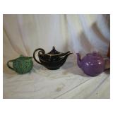 Tea Pots: Black Hall Aladdin, Purple, Cabbage