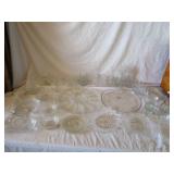 Assorted Elegant Glassware