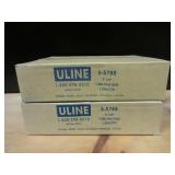 2) Uline Poly Bags