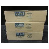 3) Uline Poly Bags