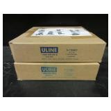 2) Uline Poly Bags
