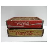 Red And Yellow Coca-Cola Crates