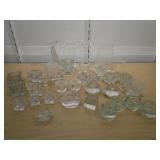 Glass Candle Stick Holders