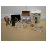 Snowman, Egg And Glass Collectibles