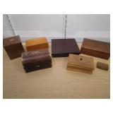 Various Trinket Boxes And Jewelry Boxes