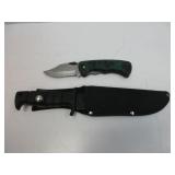 Folding Knife, Knife With Sheath