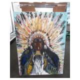Canvas Native American Painting