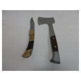 Hatchet, Folding Knife