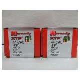 2) Hornady XTP 44 Cal Bullets