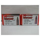 2) Hornady 416 Cal Bullets