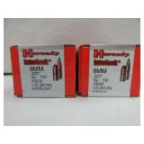 2) Hornady 8mm Bullets