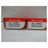 2) Hornady 45 Cal Bullets