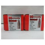 2) Hornady 7mm Bullets
