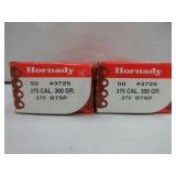 2) Hornady 375 Bullets