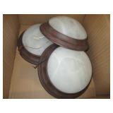 3) Ceiling Light Fixtures