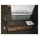 Metal Bakers Rack with Baskets