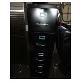 Black Metal Filing Cabinet