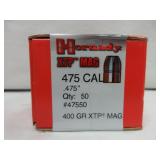 Hornady 475 Cal Bullets
