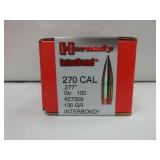 Hornady 270 Cal Bullets