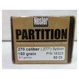 Nosler 270 Cal Bullets