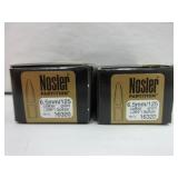 2) Nosler 6.5mm Cal Bullets