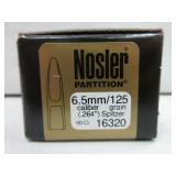 Nosler 6.5mm Cal Bullets