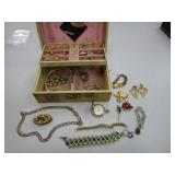 Jewelry Box, Saints Pendants, Necklace Strands,