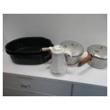 Thermos Pitcher, Pressure Pots, Roasting Pans