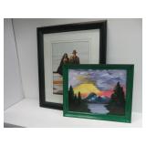 2) Framed Pictures