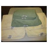Plush Towels with Satin Trim