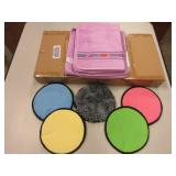 3) Purple Microfiber Towel Sets, 5 Dusting Rounds