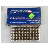 1) Ultramax 223 Rem Ammo