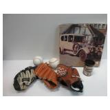 Puzzle Book, Baseball Mitts, Baseballs,