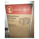 Lucky Dog Sliding Door Pet Crate