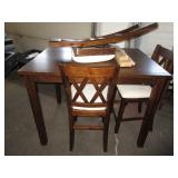 Dining Table with 4) Bar Height Chairs*