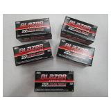 5) Boxes Blazer .22 LR Cartridges