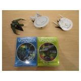 3) Star Trek Ship Models, Star Trek Voyager Season