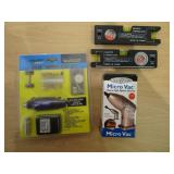 Chicago Rotary Tool Set, Micro Vac, Magnetic Level