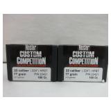 2) Nosler 22 Cal Bullets