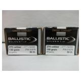 2) Combined Technology  270 Cal Bullets