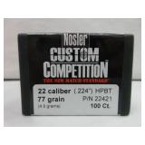 Nosler 22 Cal Bullets