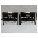 2) Combined Technology 270 Cal Bullets