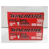 2) Winchester 300 WIN Mag Cartridges