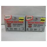 2) Winchester 28 Gauge Shotgun Shells