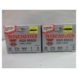 2) Winchester 28 Gauge Shotgun Shell