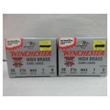2) Winchester 28 Gauge Shotgun Shells