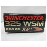 Winchester 325 WSM Cartridges