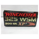 Winchester 325 WSM Cartridges