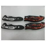 2) Ruko Knives, 2) Mtech Knives